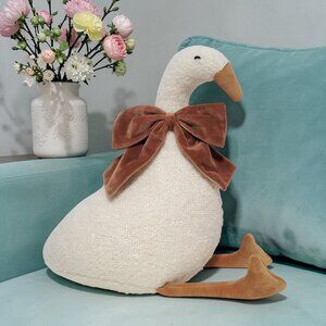 Pottery Barn Georgia Goose Shaped Pillow 16" NWT Spring Easter 2026